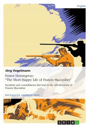 bigCover of the book Ernest Hemingway: 'The Short Happy Life of Francis Macomber' by 