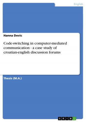 Cover of the book Code-switching in computer-mediated communication - a case study of croatian-english discussion forums by Stephanie Wörmann