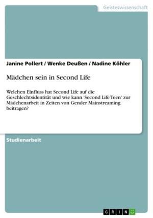 Cover of the book Mädchen sein in Second Life by Johannes Ohnmacht