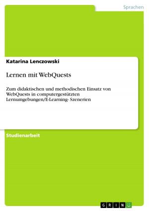 Cover of the book Lernen mit WebQuests by Manuela Pugliese