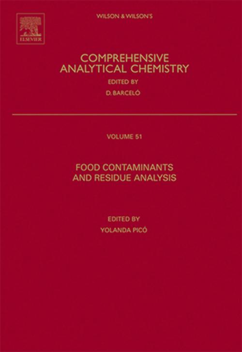 Cover of the book Food Contaminants and Residue Analysis by Yolanda Picó, Elsevier Science
