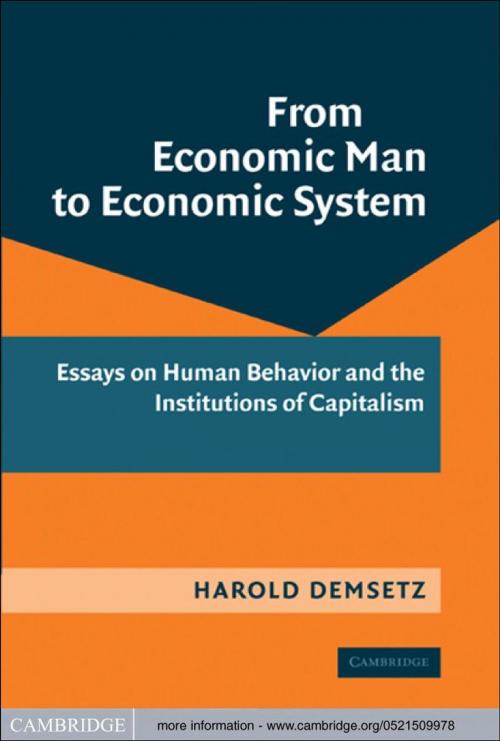 Cover of the book From Economic Man to Economic System by Harold Demsetz, Cambridge University Press