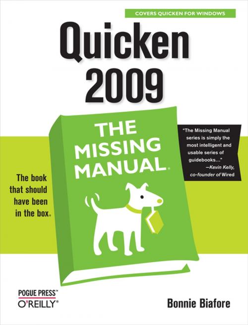 Cover of the book Quicken 2009: The Missing Manual by Bonnie Biafore, O'Reilly Media