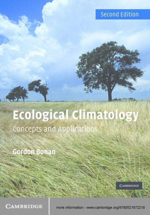 Cover of the book Ecological Climatology by Gordon B. Bonan, Cambridge University Press