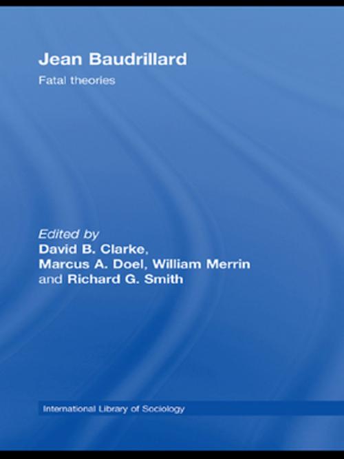 Cover of the book Jean Baudrillard by , Taylor and Francis
