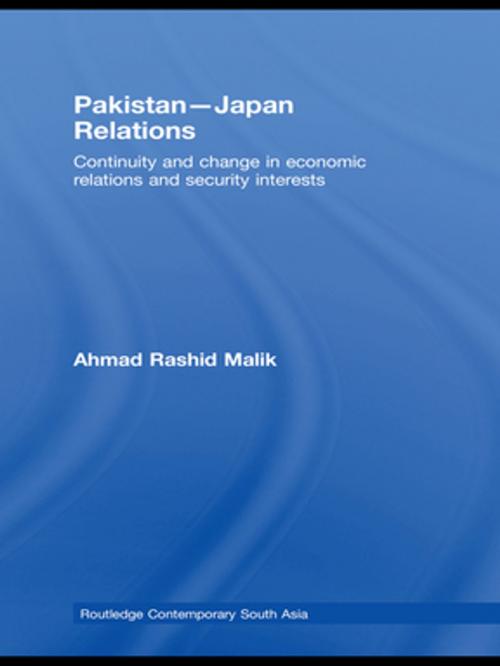 Cover of the book Pakistan-Japan Relations by Ahmad Rashid Malik, Taylor and Francis