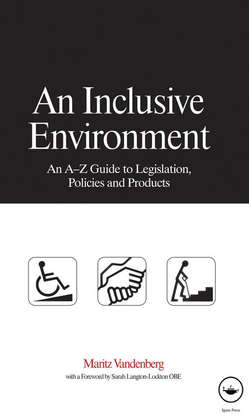 Cover of the book An Inclusive Environment by Maritz Vandenberg, CRC Press