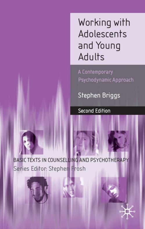 Cover of the book Working With Adolescents and Young Adults by Professor Stephen Briggs, Palgrave Macmillan
