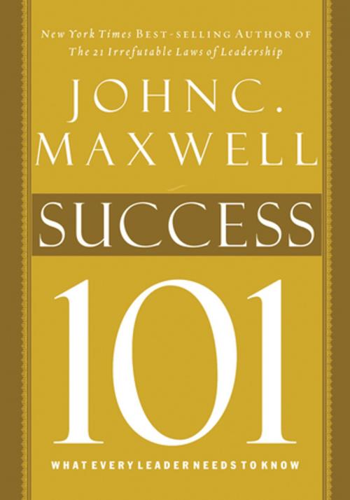 Cover of the book Success 101 by John C. Maxwell, HarperCollins Leadership