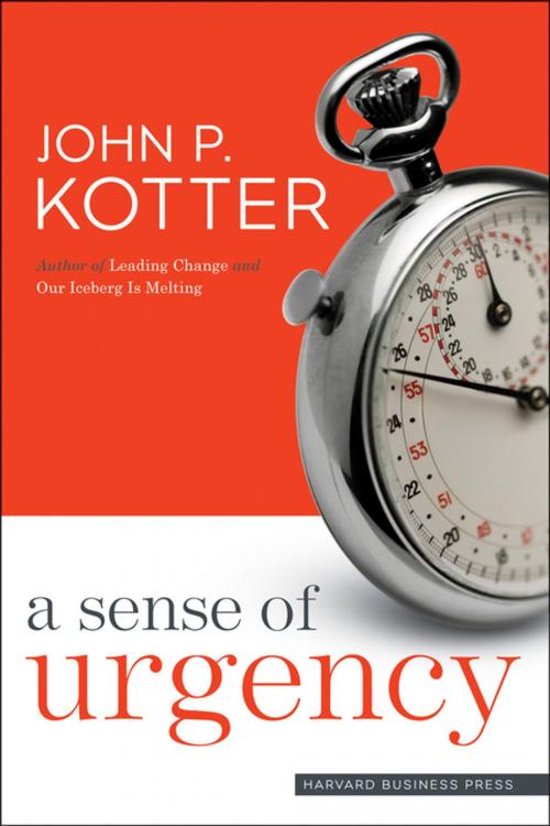 Cover of the book A Sense of Urgency by John P. Kotter, Harvard Business Review Press