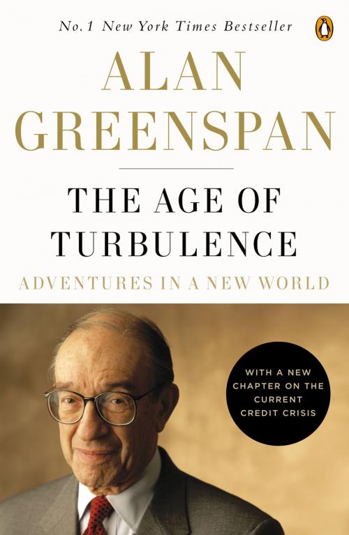 Cover of the book The Age of Turbulence by Alan Greenspan, Penguin Publishing Group