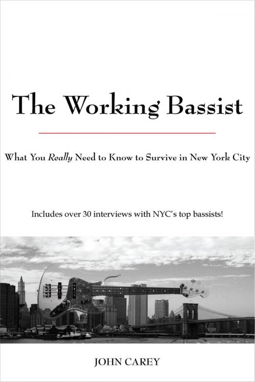 Cover of the book The Working Bassist by John Carey, BookBaby