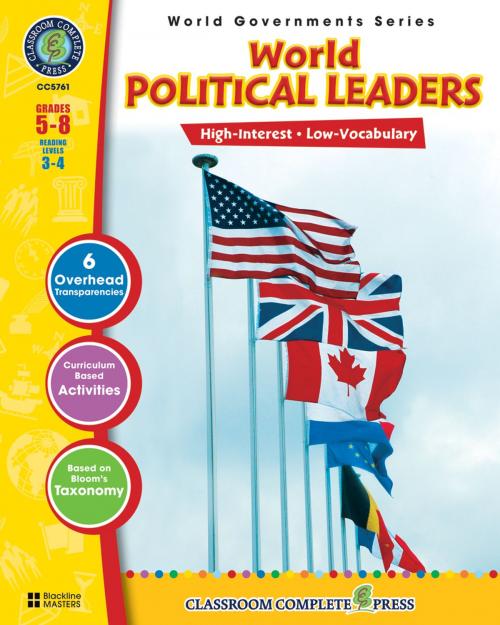 Cover of the book World Political Leaders Gr. 5-8: World Governments Series by Darcy Frisina, Classroom Complete Press Ltd