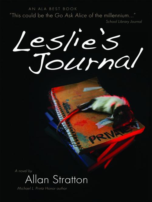 Cover of the book Leslie's Journal by Allan Stratton, Annick Press