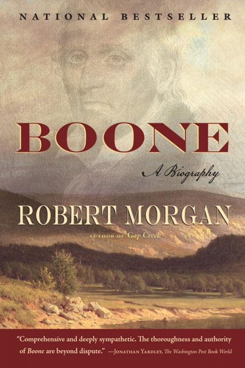 Cover of the book Boone by Robert Morgan, Algonquin Books