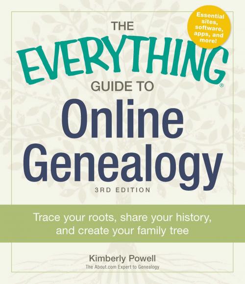 Cover of the book The Everything Guide to Online Genealogy by Kimberly Powell, Adams Media