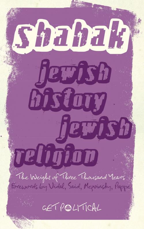 Cover of the book Jewish History, Jewish Religion by Israel Shahak, Pluto Press