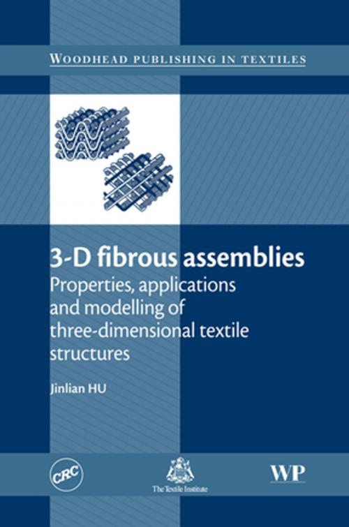 Cover of the book 3-D Fibrous Assemblies by Jinlian Hu, Elsevier Science