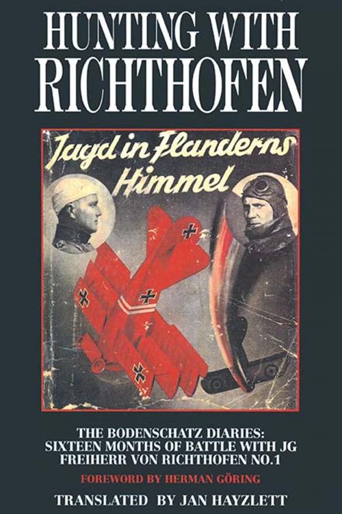 Cover of the book Hunting with Richthofen Jagd in Flanderns Himmel by Jan Hayzlett, Grub Street Publishing