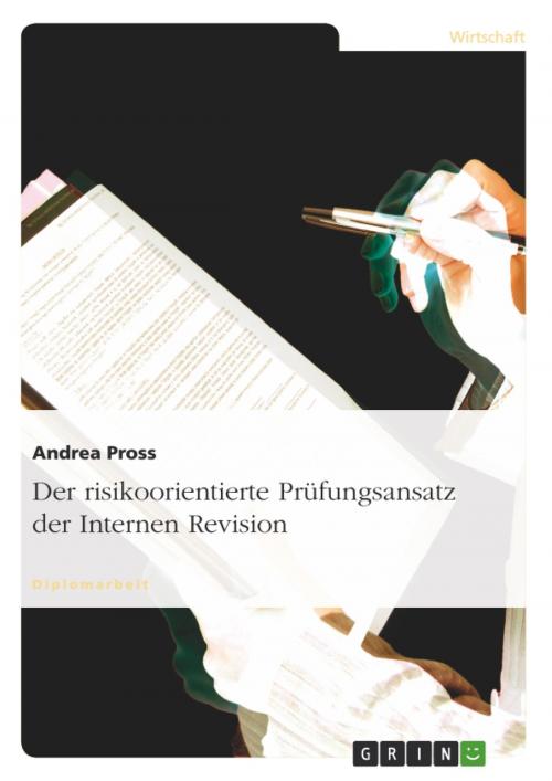 Cover of the book Der risikoorientierte Prüfungsansatz der Internen Revision by Andrea Pross, GRIN Verlag