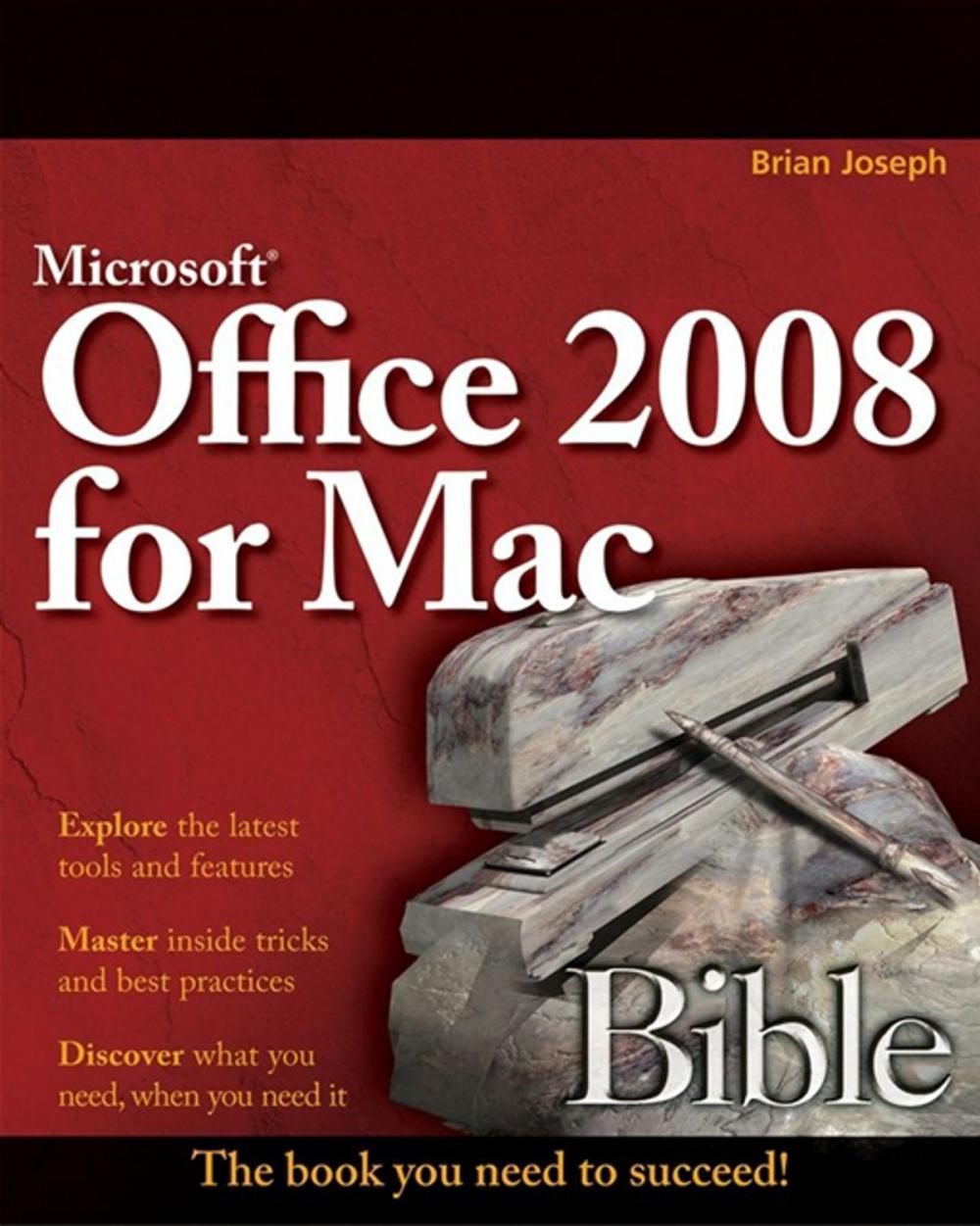 Big bigCover of Microsoft Office 2008 for Mac Bible