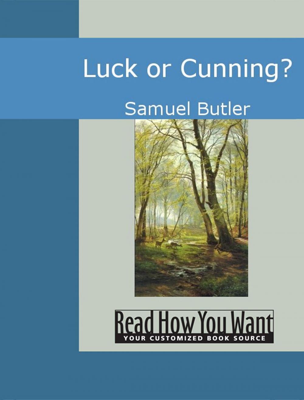 Big bigCover of Luck or Cunning?