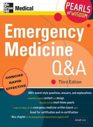 Cover of the book Emergency Medicine Q&A: Pearls of Wisdom, Third Edition by David M. Stillman, Ronni L. Gordon