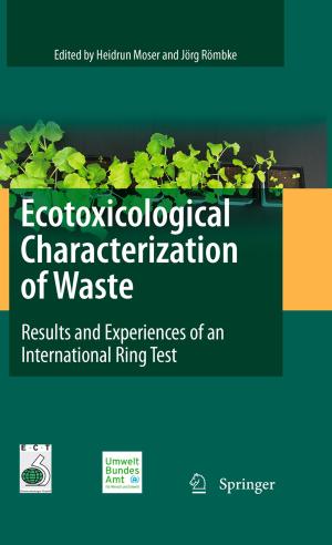 Cover of the book Ecotoxicological Characterization of Waste by Efstathios E (Stathis) Michaelides