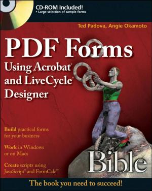 Cover of the book PDF Forms Using Acrobat and LiveCycle Designer Bible by Cynthia Cannon Poindexter
