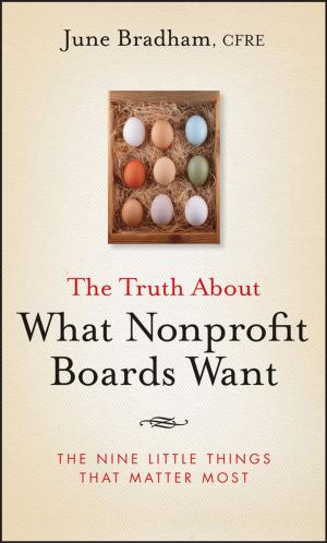 Cover of the book The Truth About What Nonprofit Boards Want by Martin A. Smith