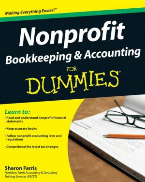 Cover of the book Nonprofit Bookkeeping and Accounting For Dummies by Ronald Crelinsten