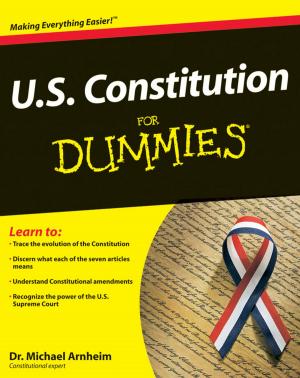 Cover of the book U.S. Constitution For Dummies by Robert D. Herman & Associates