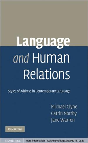 Cover of the book Language and Human Relations by Pavel L. Krapivsky, Sidney Redner, Eli Ben-Naim