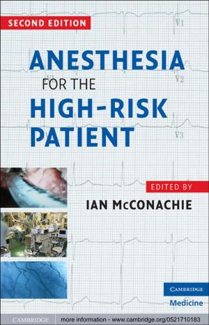 Cover of the book Anesthesia for the High-Risk Patient by Daniel Costelloe