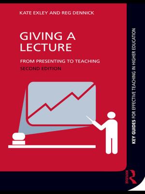 Book cover of Giving a Lecture