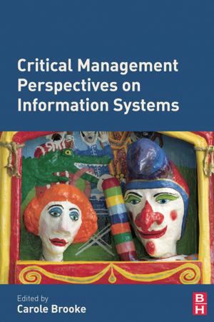 Cover of the book Critical Management Perspectives on Information Systems by Gary P. Bagnall