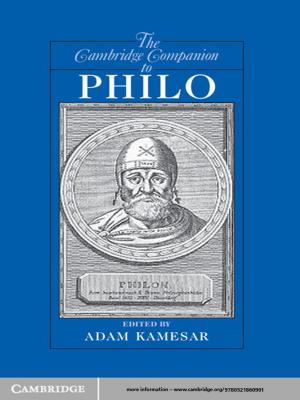 Cover of the book The Cambridge Companion to Philo by Susan Sugarman