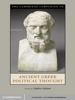 Cover of the book The Cambridge Companion to Ancient Greek Political Thought by Matthew Harding