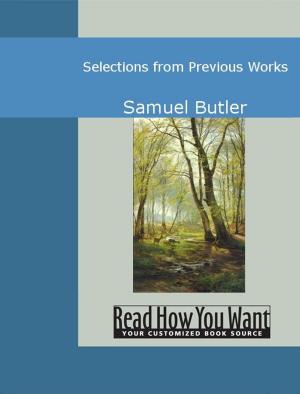 Book cover of Selections from Previous Works