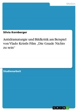 Cover of the book Antidramaturgie und Bildkritik am Beispiel von Vlado Kristls Film 'Die Gnade Nichts zu sein' by Daria Poklad