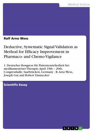 Cover of the book Deductive, Systematic Signal Validation as Method for Efficacy Improvement in Pharmaco- and Chemo-Vigilance by Johannes Lenhard