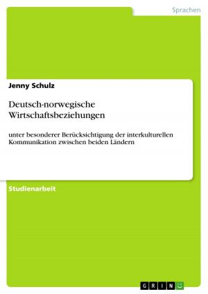 Book cover of Deutsch-norwegische Wirtschaftsbeziehungen