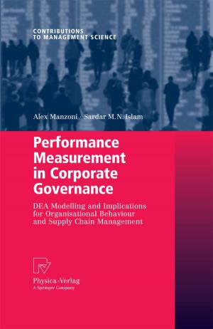 Cover of the book Performance Measurement in Corporate Governance by Scott Matkovich