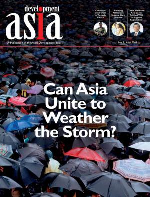 Book cover of Development Asia—Can Asia Unite to Weather the Storm?