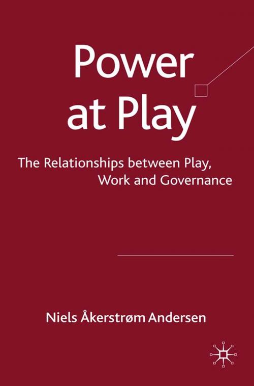Cover of the book Power at Play by Niels Åkerstrøm Andersen, Palgrave Macmillan UK
