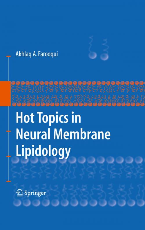 Cover of the book Hot Topics in Neural Membrane Lipidology by Akhlaq A. Farooqui, Springer New York