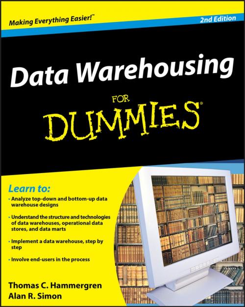 Cover of the book Data Warehousing For Dummies by Thomas C. Hammergren, Wiley