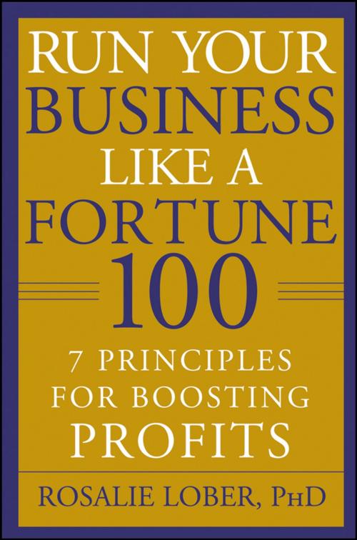 Cover of the book Run Your Business Like a Fortune 100 by Rosalie Lober, Wiley