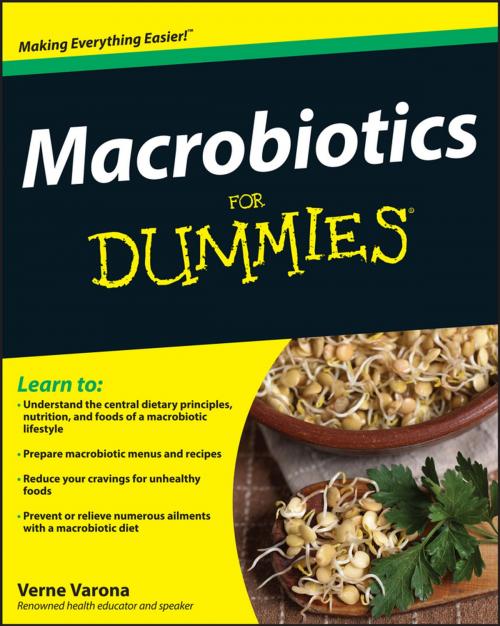 Cover of the book Macrobiotics For Dummies by Verne Varona, Wiley
