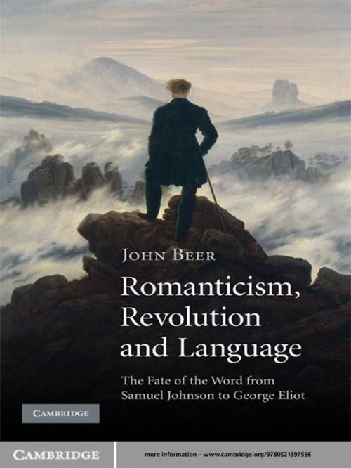 Cover of the book Romanticism, Revolution and Language by John Beer, Cambridge University Press